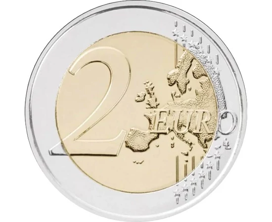 2 euro Harta UE  cupru nichel 852 g Estonia 2026