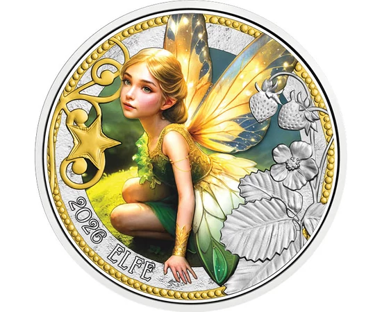 3 euro, Zână colorată, stea, , cupru, nichel, 16 g, Austria, 2026