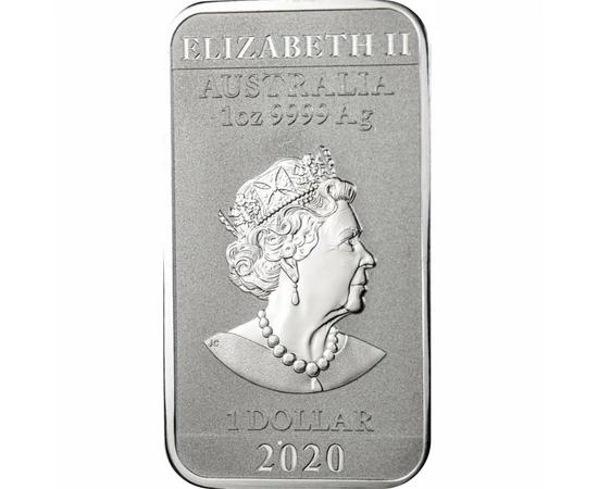 1 dolar Charles al III-lea val.nom. fineţe argint de 9999/1000 311 g Australia 2020