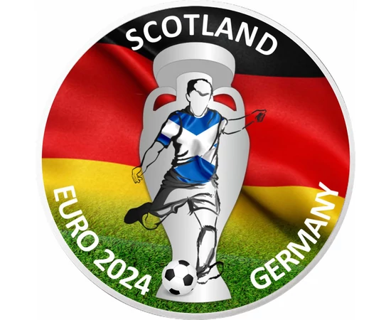 CE de Fotbal, Scoţia, 10 euro, argint