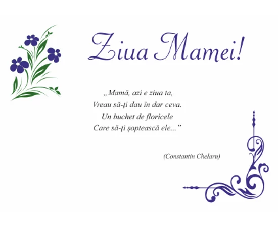  Ziua Mamei  buchet de flori  medalie ocazie  ambalată exclusiv