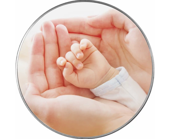 // S-a născut o fetiţă, felicitare personalizată, medalie ocazie, ambalată exclusiv // 