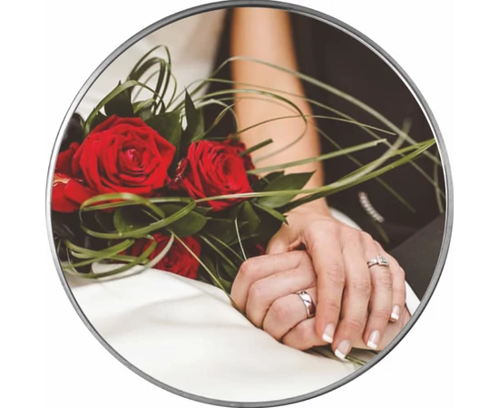 // Cu ocazia nunţii, felicitare personalizată, medalie ocazie, ambalată exclusiv // 