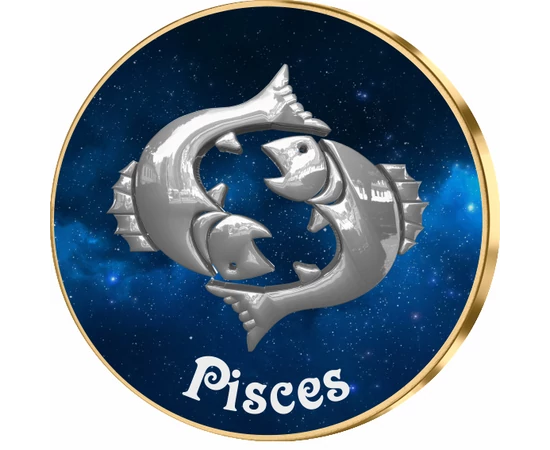 Peşti, medalie zodiac, ambalată exclusiv 