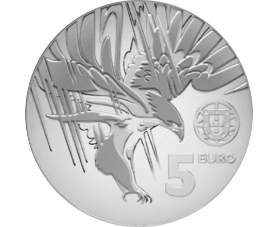 Acvila de câmp – Simbol naţional 5 euro, Acvila de câmp, 2018 Portugalia