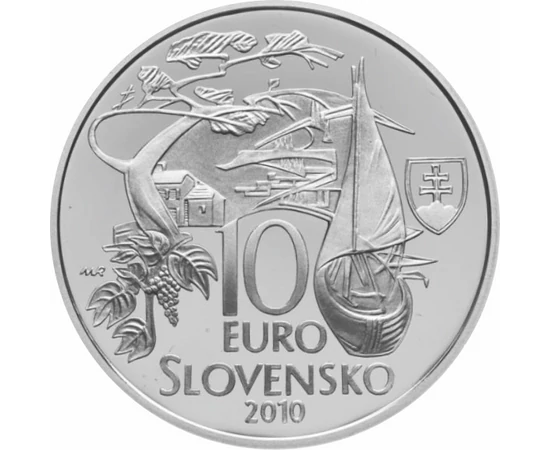  10 euro Martin Kukučín Ag bu 2010 Slovacia