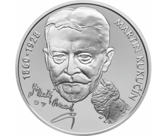  10 euro,Martin Kukučín,Ag,bu,2010 Slovacia