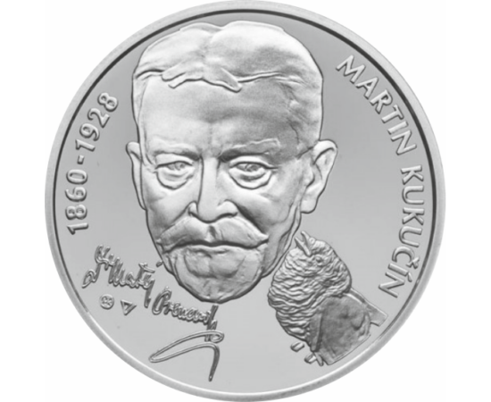  10 euro,Martin Kukučín,Ag,bu,2010 Slovacia