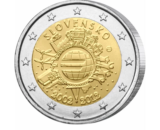  2 euro, Jubileu, 2012 Slovacia