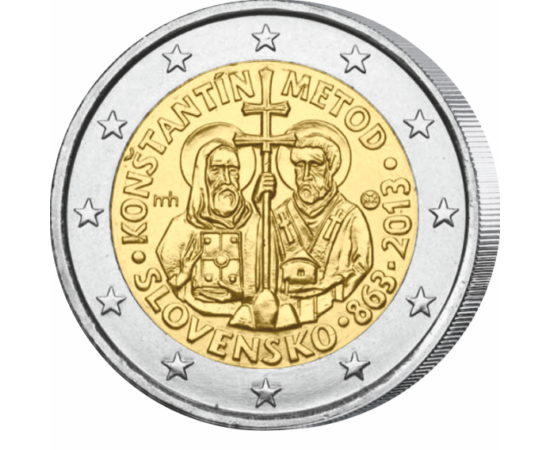  2 euro, Chiril şi Metodie, 2013 Slovacia