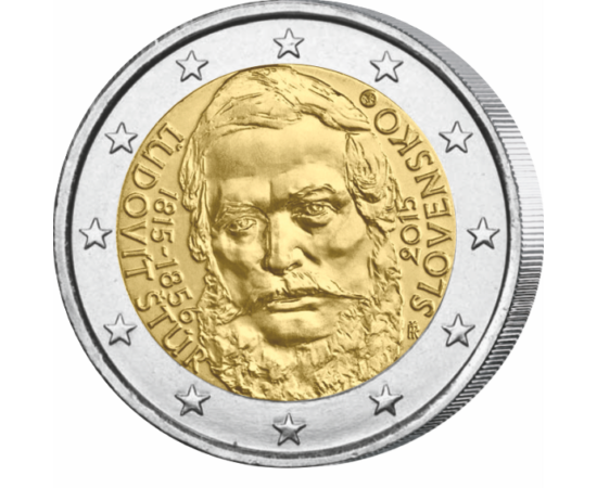  2 euro, Ľudovít Štúr, ,2015 Slovacia