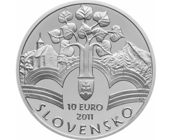  10 euro  Memorandum  Ag  bu  2011 Slovacia