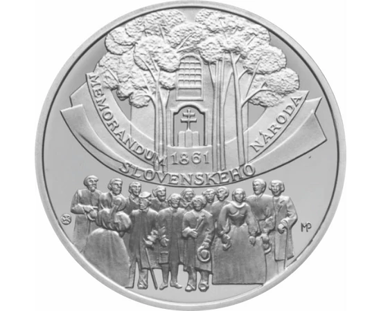 10 euro, Memorandum, Ag, bu, 2011 Slovacia