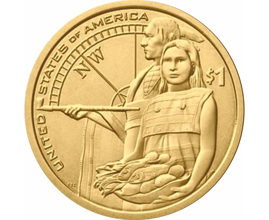 Prima traversare a continentului american, 1 dolar, SUA, 2014