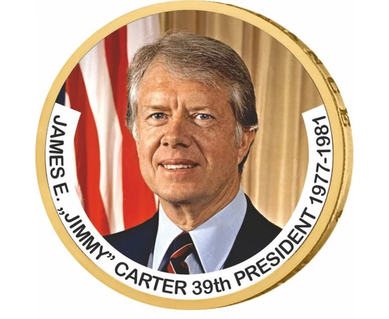  1 dolar, Jimmy Carter, monedă color, 2007-2020, SUA