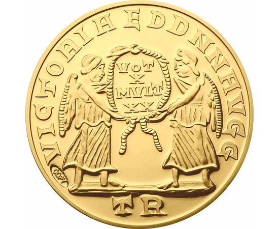Constant I, solidus de aur în replică, placată cu aur