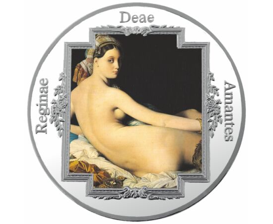 Dominique Ingres - Marea Odaliscă, aliaj de cupru, placat cu argint