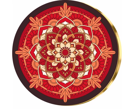 Mandala roşie, medalie