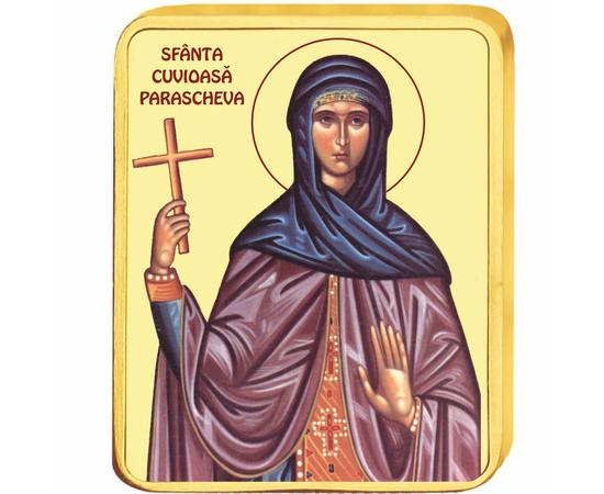 Sf. Cuvioasa Parascheva - medalie icoană