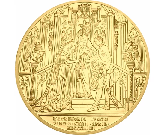 Nunta regală - medalie jubiliară, replică
