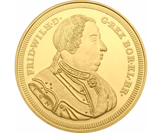 Wilhelm D'or, monedă de aur în replică, placată cu aur