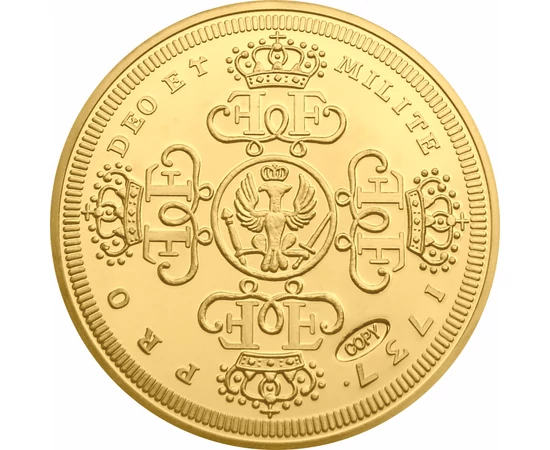 Wilhelm D'or, monedă de aur în replică, placată cu aur