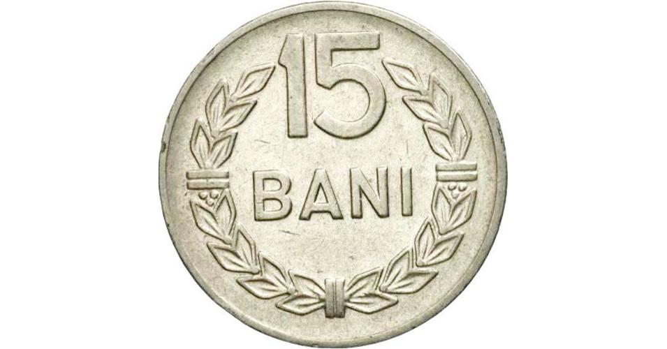 1966 Romania 15 Bani 